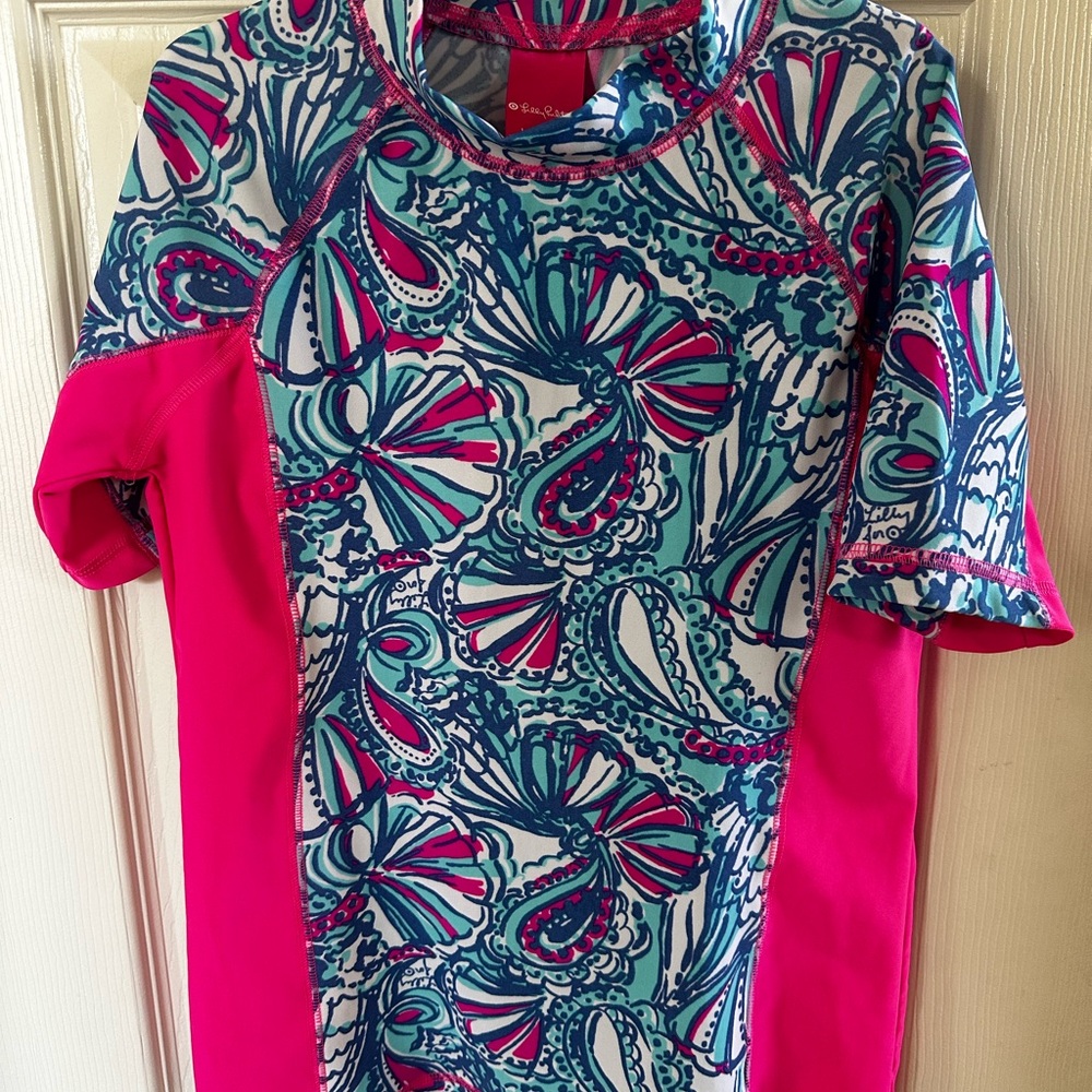 Colorful Short Sleeve Rash Guard